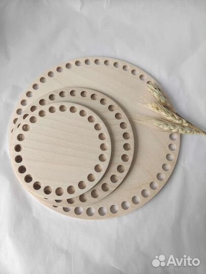 Набор донышек дно деревянное для вязания