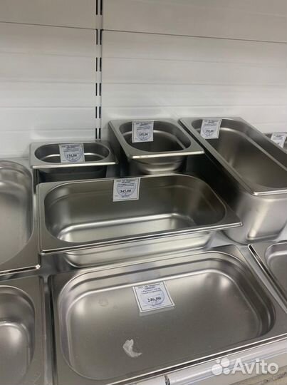 Гастроемкость нерж GN 1\2