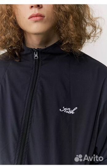 Куртка Kith Logo Windbreaker Black