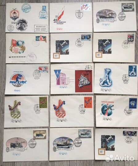 Почтовые конверты СССР