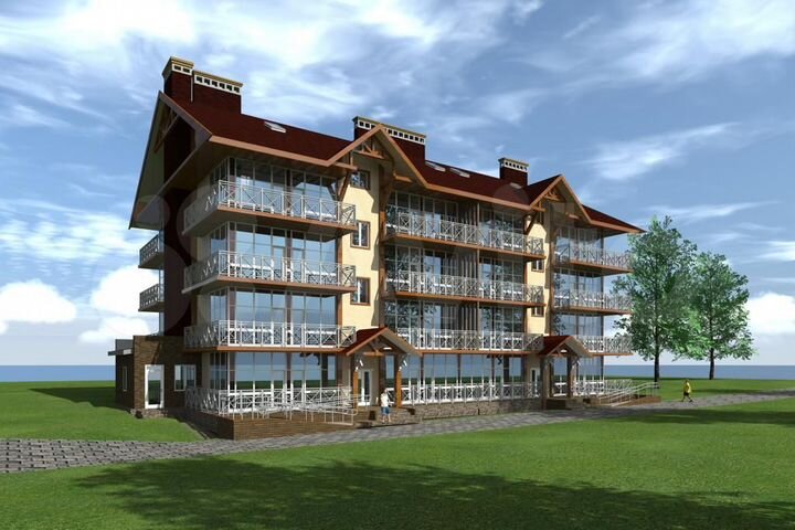 2-к. апартаменты, 55,2 м², 2/4 эт.