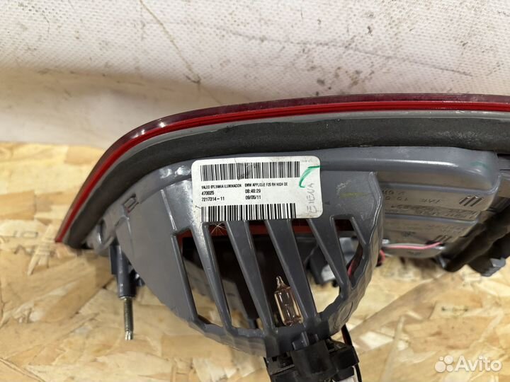 Фонарь правый в крышку BMW X3 F25 7217314