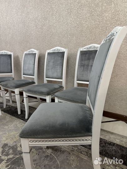Стол со стульями бу