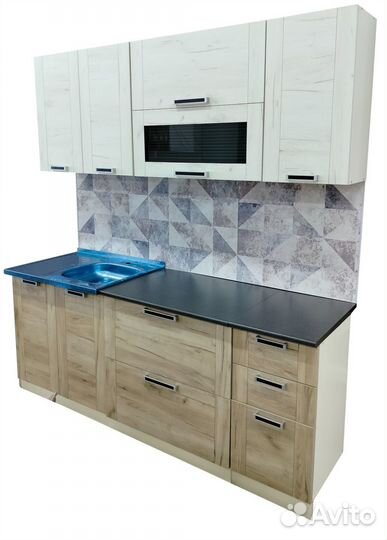 Кухня в наличии прямая 2м Диана 4 лофт