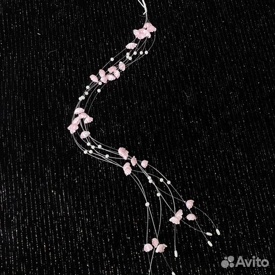 Свадебная веточка для волос