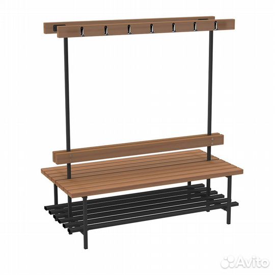 Скамья для раздевалок ZSO с вешалкой