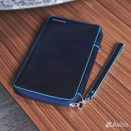 Мультипортмоне Piquadro Blue Square синий