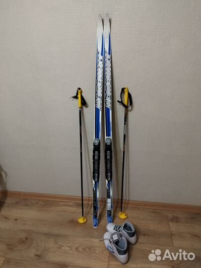 Лыжи беговые детские 150см