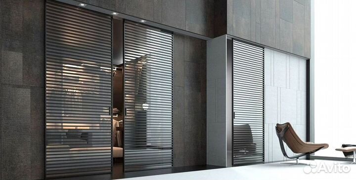 Раздвижная реечная дверь