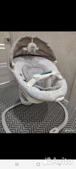 Детские качели шезлонг