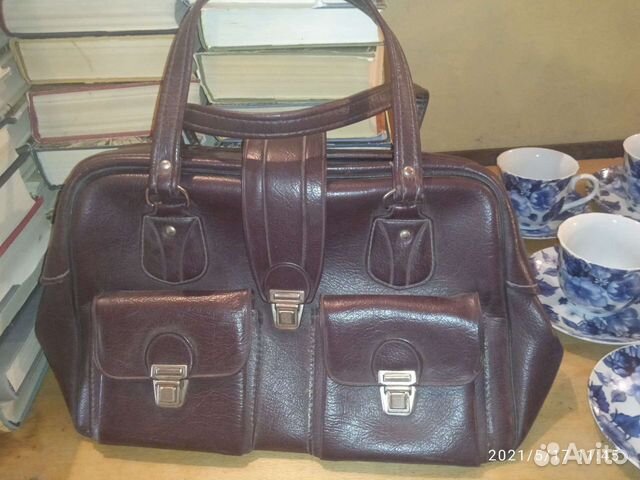 Саквояж из кожзама СССР 60-е