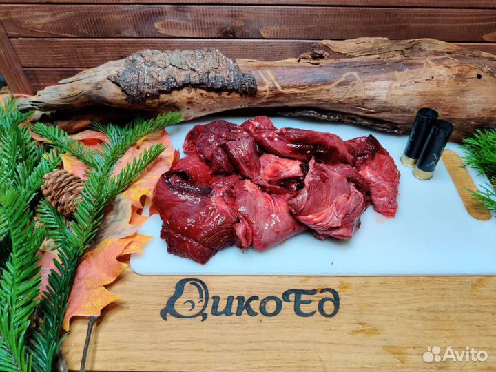 Обрезь мяса лося для собак