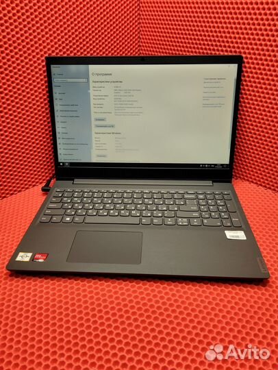 Ноутбук Lenovo AMD Gold 3150/Ssd 250/Озу 8 (топ)