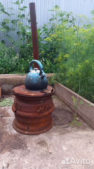 Печка под казан