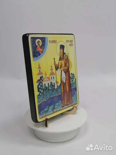 Преподобный Леонид Устьнедумский, иеромонах, 12x16