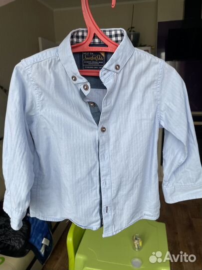 Рубашка next 92см жилетка 92 см