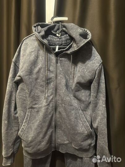 Костюм оверсайз графит