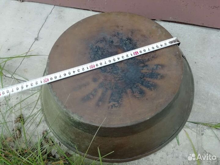 Латунный таз для варенья. Царская Россия