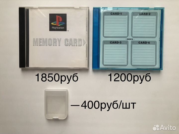 Карта памяти PS1 PSOne Оригинал