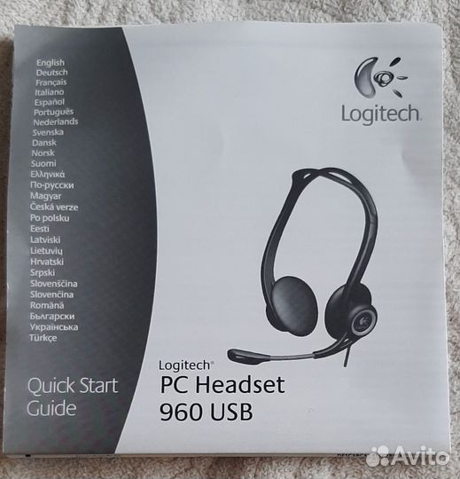 Наушники logitech 960 USB computer Headset