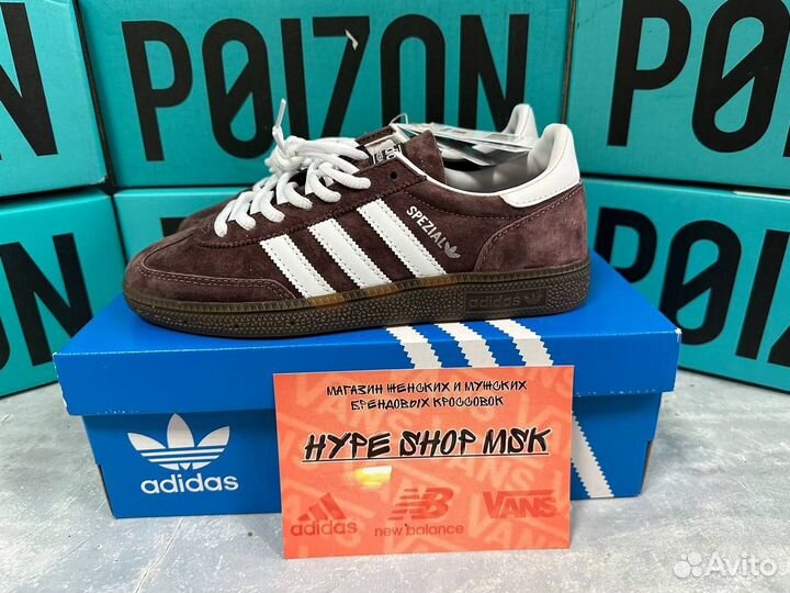 Adidas Spezial Brown Chocolate замшевые коричневые