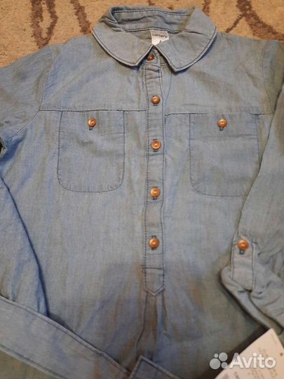 Рубашка carters рост 116-122 см