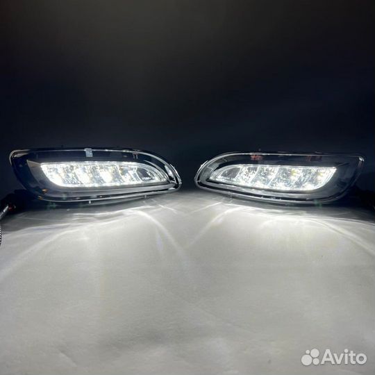 Туманки Toyota Harrier 30 03-09г LED dlaa