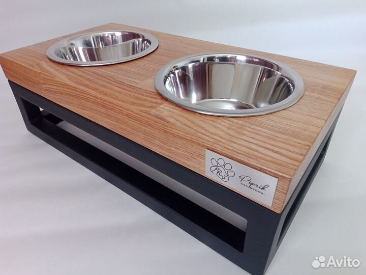 Подставки с мисками для собак и кошек в стиле Loft