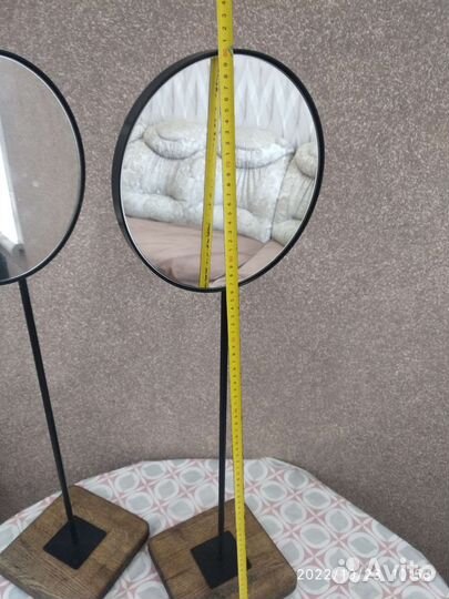 Зеркало настольное,лофт,гримерное