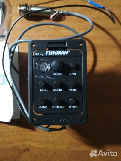Звукосниматель Fishman Presys Blend, установка