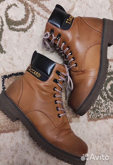 Ботинки,кожа,р.39