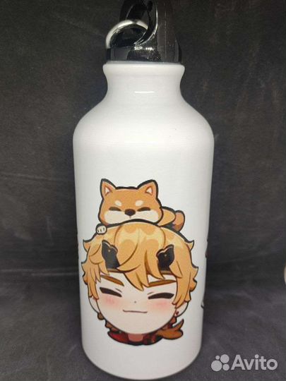 Кружка-фляжка спортивная с принтом новая