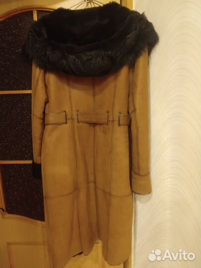 Дубленка натуральная женская 52 54 бу
