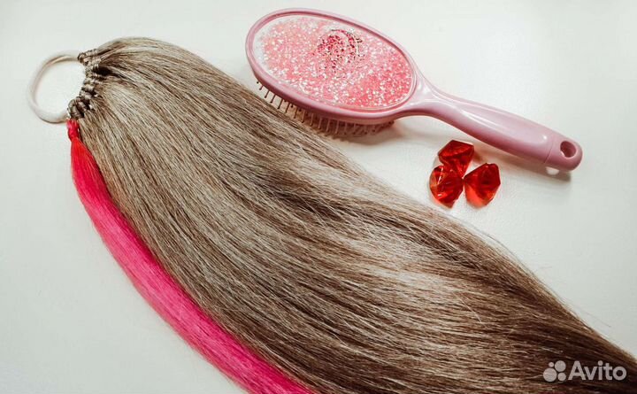 Афрорезинки, съёмный хвост, шиньон