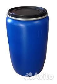 Новая пластиковая бочка на 227 литров