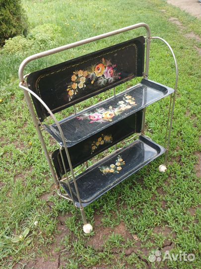 Сервировочный столик на колесиках СССР