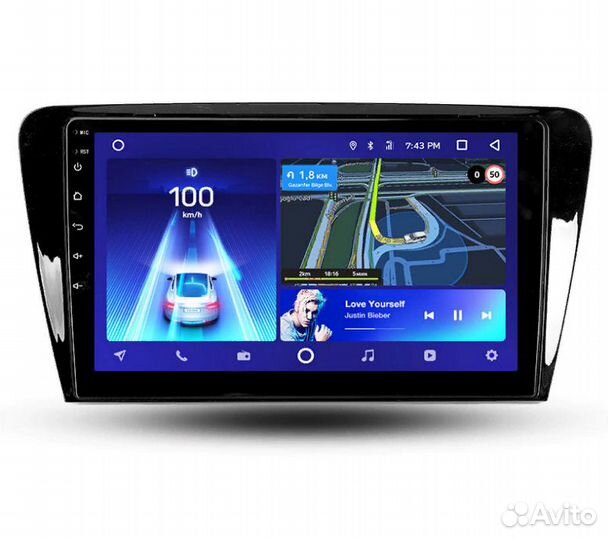 Штатная магнитола на Skoda Octavia A7