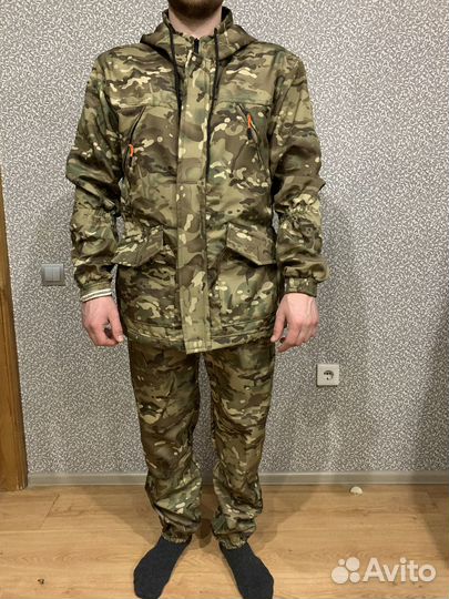 Костюм камуфляж горка на флисе