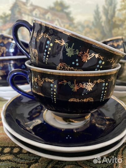 Сервиз чайный Довбыш кобальт