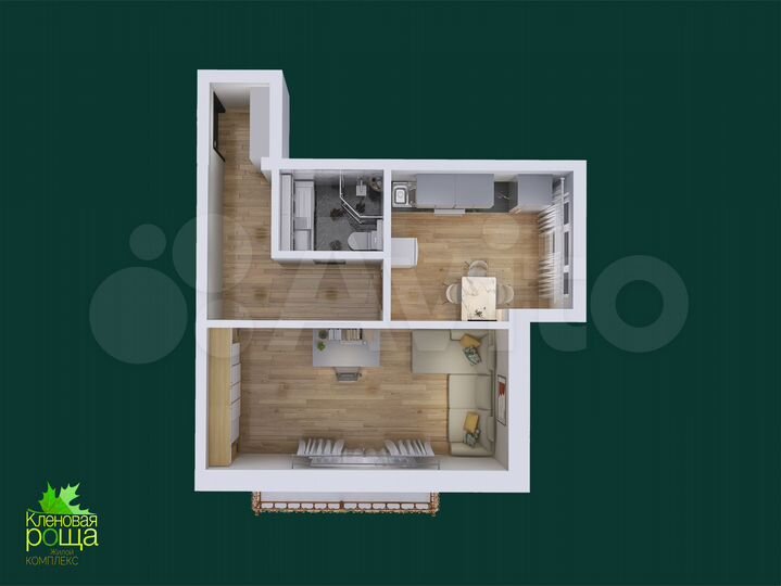 1-к. квартира, 38 м², 1/7 эт.