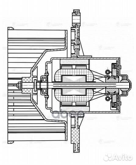 Э/вентилятор отоп. LFH0112 luzar