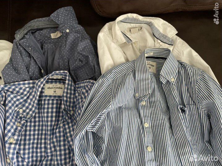 Рубашки для мальчика 8-10 лет Abercrombie оригинал