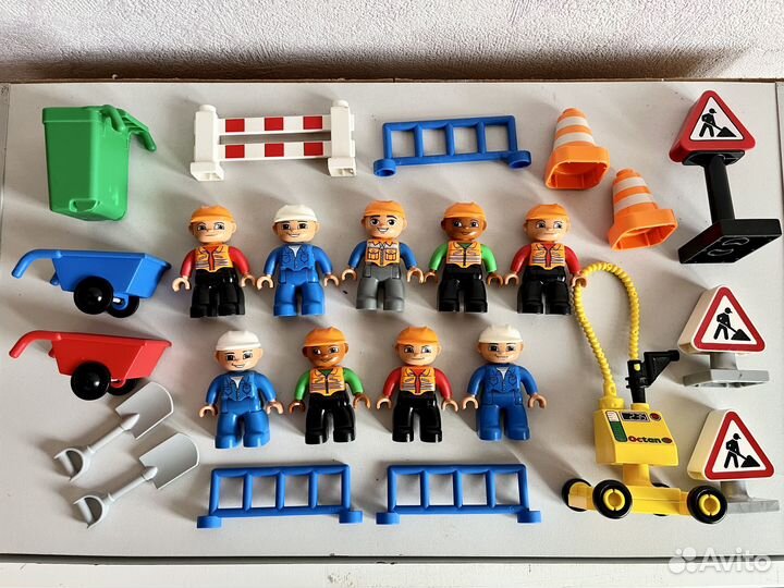 Лего Дупло Большая стройка. Раритет 6 наборов