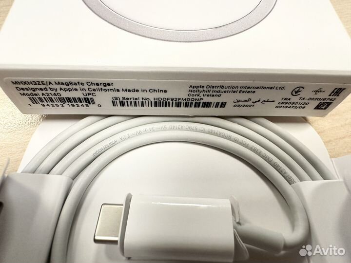 Apple MagSafe зарядка White (mhxh3ZE/A)