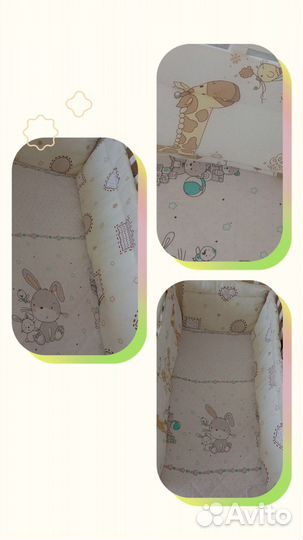 Бортики в детскую кроватку