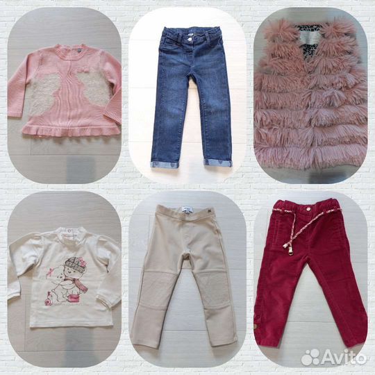 Вещи на девочку 80-86-92см