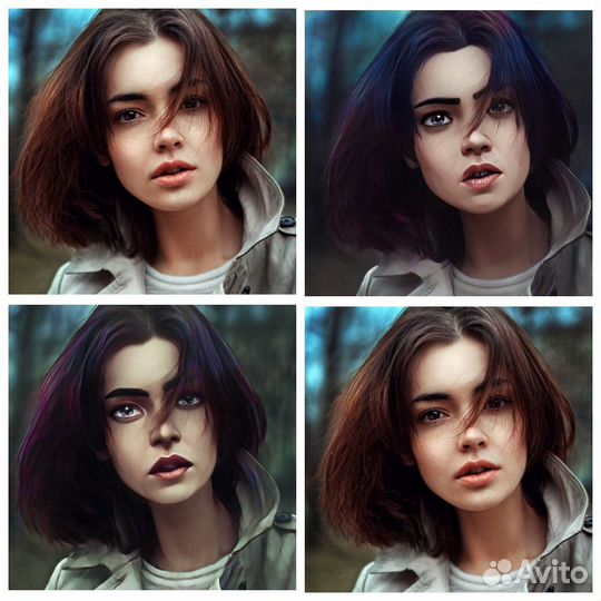 Обработка фотографий в стилистики м/с Аркейн