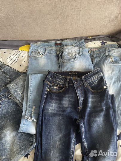 Джинсы пакетом