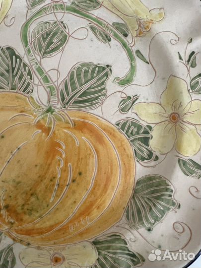 Блюдо керамика Франция, авторская работа