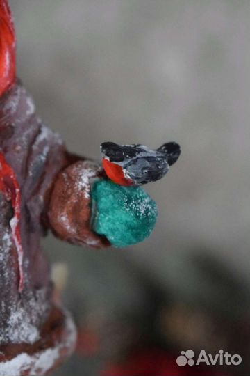 Ватная елочная игрушка